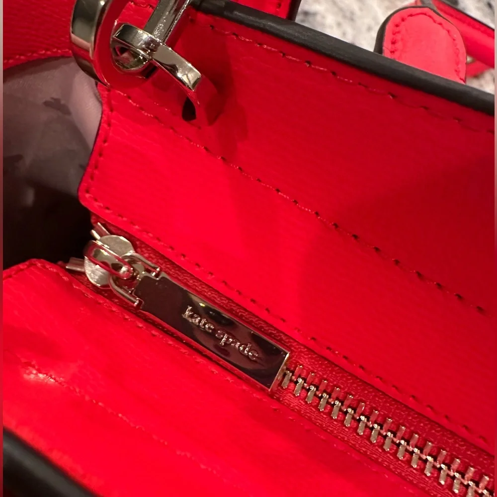 Kate Spade Leather Kate‎ Spade Frannie Medium Satchel Handbag Geranium
